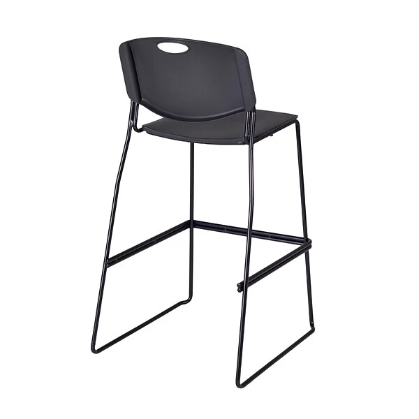 Regency Zeng Metal Stack Stool, Black (4495BK) - Image 2