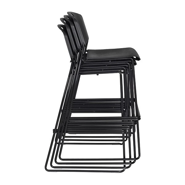Regency Zeng Metal Stack Stool, Black (4495BK) - Image 3