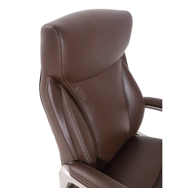 La-Z-Boy Arcadian Bonded Leather Executive Chair, Brown (60008) - Image 4