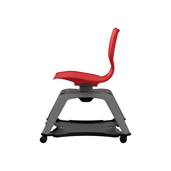 MooreCo Hierarchy Enroll Polypropylene School Chair, Red (54325-Red-NA-NN-SC)