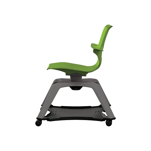 MooreCo Hierarchy Enroll Polypropylene School Chair, Green (54325-Green-WA-NN-SC)