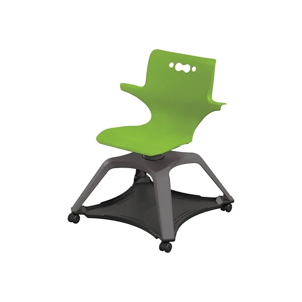 MooreCo Hierarchy Enroll Polypropylene School Chair, Green (54325-Green-WA-NN-SC) - Image 2