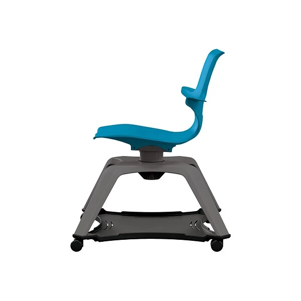 MooreCo Hierarchy Enroll Polypropylene School Chair, Blue (54325-Blue-WA-NN-SC)