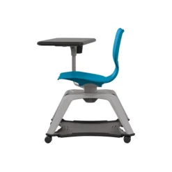MooreCo Hierarchy Enroll Polypropylene School Chair, Blue (54325-Blue-NA-TC-SC)