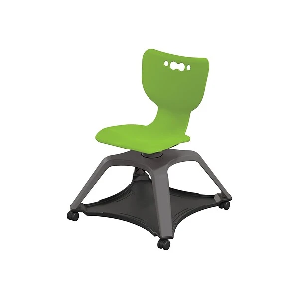 MooreCo Hierarchy Enroll Polypropylene School Chair, Green (54325-Green-NA-NN-SC) - Image 2