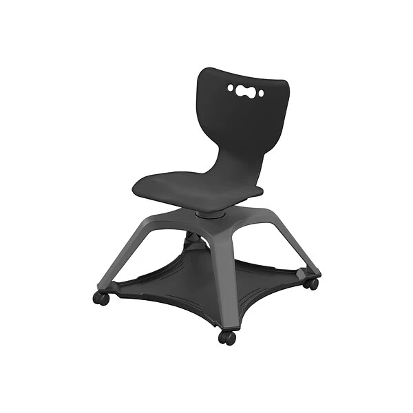 MooreCo Hierarchy Enroll Polypropylene School Chair, Black (54325-Black-NA-NN-SC) - Image 2
