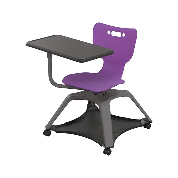 MooreCo Hierarchy Enroll Polypropylene School Chair, Purple (54325-Purple-NA-TN-SC) - Image 2