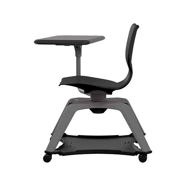 MooreCo Hierarchy Enroll Polypropylene School Chair, Black (54325-Black-NA-TN-SC)