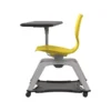 MooreCo Hierarchy Enroll Polypropylene School Chair, Yellow (54325-Yellow-NA-TN-SC)