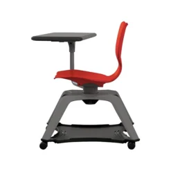 MooreCo Hierarchy Enroll Polypropylene School Chair, Red (54325-Red-NA-TN-SC)