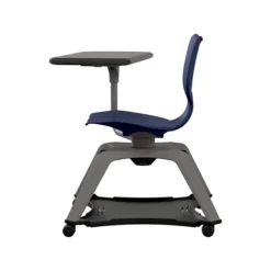 MooreCo Hierarchy Enroll Polypropylene School Chair, Navy (54325-Navy-NA-TN-SC)
