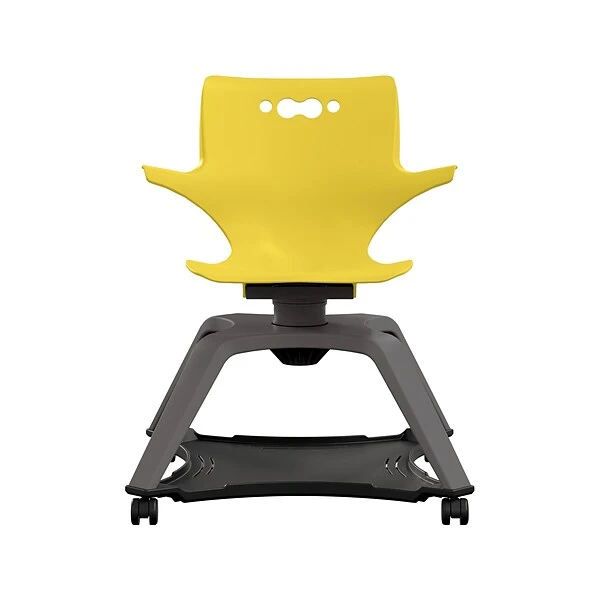 MooreCo Hierarchy Enroll Polypropylene School Chair, Yellow (54325-Yellow-WA-NN-SC) - Image 2