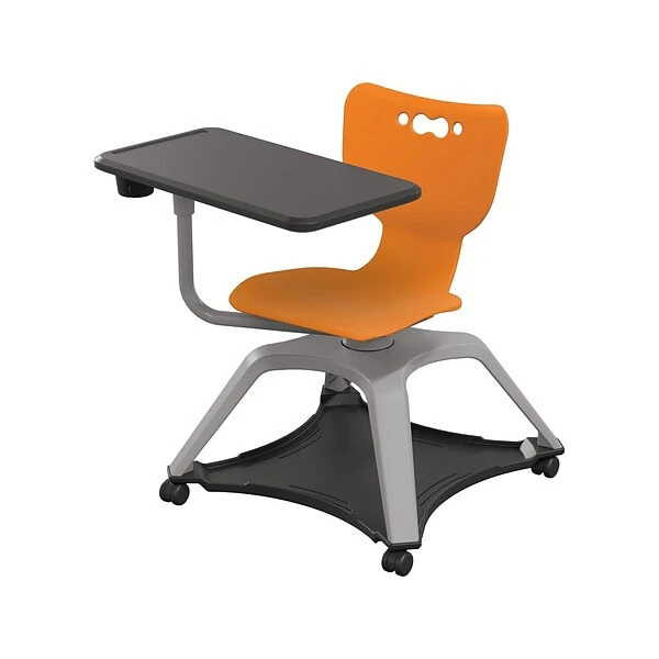 MooreCo Hierarchy Enroll Polypropylene School Chair, Orange (54325-Orange-NA-TC-SC) - Image 2