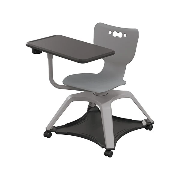 MooreCo Hierarchy Enroll Polypropylene School Chair, Cool Gray (54325-Gray-NA-TC-SC) - Image 2