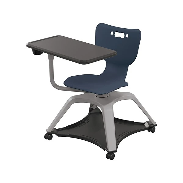 MooreCo Hierarchy Enroll Polypropylene School Chair, Navy (54325-Navy-NA-TC-SC) - Image 2