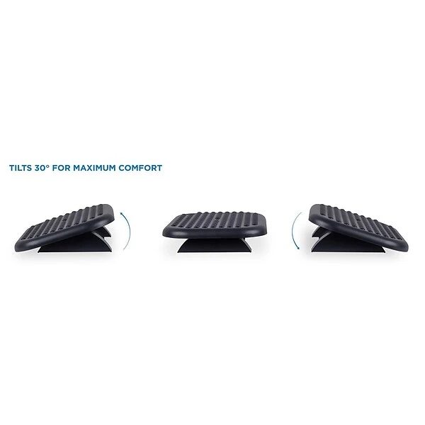 Mount-It! Tilt Adjustable Footrests, Black (MI-7802) - Image 2