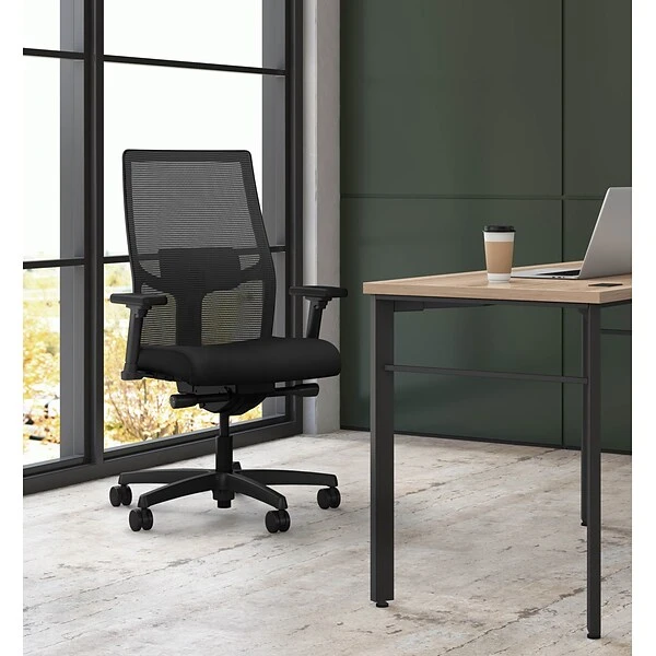 HON Ignition 2.0 Mesh/Fabric Computer And Desk Chair, Black (HONI2M2AMLC10TK) - Image 5