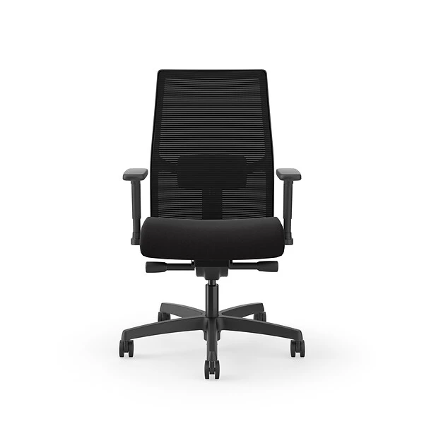 HON Ignition 2.0 Mesh/Fabric Computer And Desk Chair, Black (HONI2M2AMLC10TK)