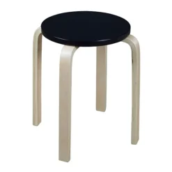 Niche Mia Bentwood Stool, Natural/Black (2010NTBK)