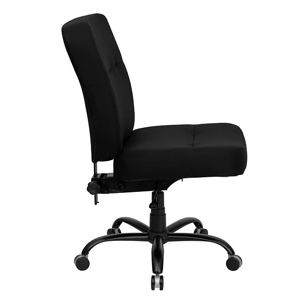 Flash Furniture HERCULES Series Fabric Office Big & Tall Chair, Black (WL735SYGBK) - Image 2