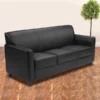 Flash Furniture HERCULES Diplomat Series 70" LeatherSoft Sofa, Black (BT8273BK)