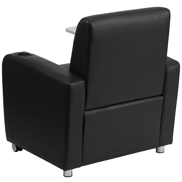 Flash Furniture Leather Guest Chair, Black (BT8217BKCS) - Image 4