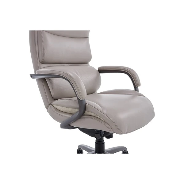 La-Z-Boy Aberdeen Bonded Leather Executive Chair, Beige (LF51122) - Image 4