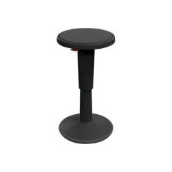 MooreCo Hierarchy Grow Plastic School Chair, Black (50970-Black)