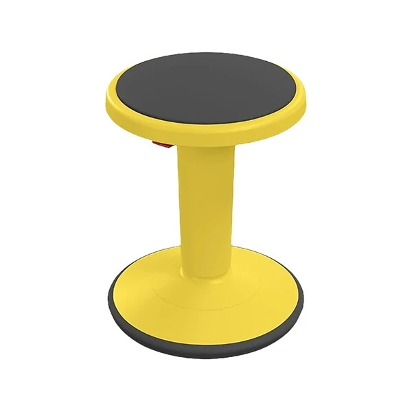 MooreCo Hierarchy Grow Plastic School Chair, Yellow (50960-Yellow)