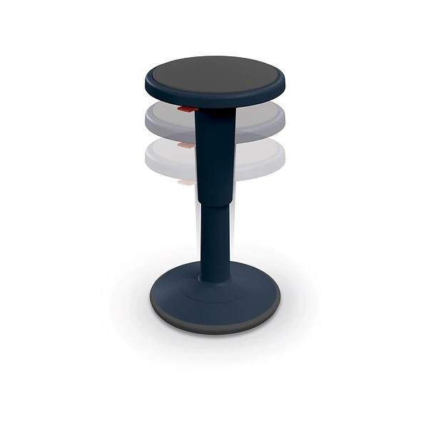 MooreCo Hierarchy Grow Plastic School Chair, Navy (50960-Navy) - Image 2