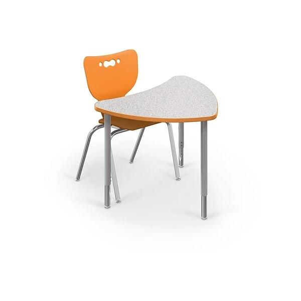 MooreCo Hierarchy 4-Leg Plastic School Chair, Orange (53318-1-ORANGE-NA-CH) - Image 5