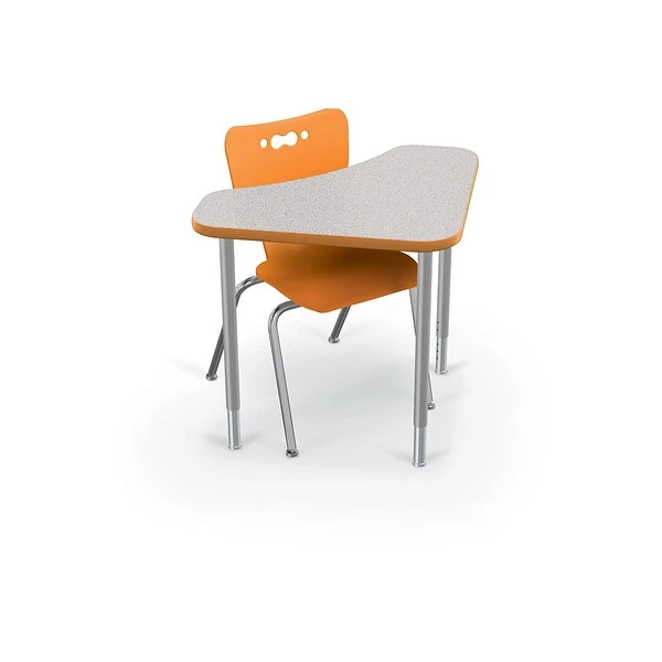 MooreCo Hierarchy 4-Leg Plastic School Chair, Orange (53318-1-ORANGE-NA-CH) - Image 6