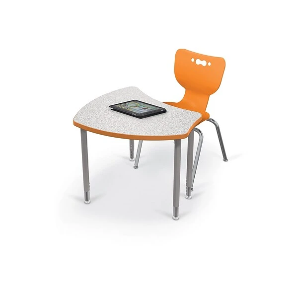 MooreCo Hierarchy 4-Leg Plastic School Chair, Orange (53318-1-ORANGE-NA-CH) - Image 7