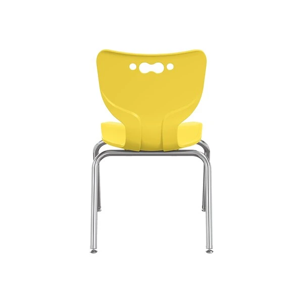 MooreCo Hierarchy 4-Leg Plastic School Chair Yellow (53318-1-YELLOW-NA-CH) - Image 2