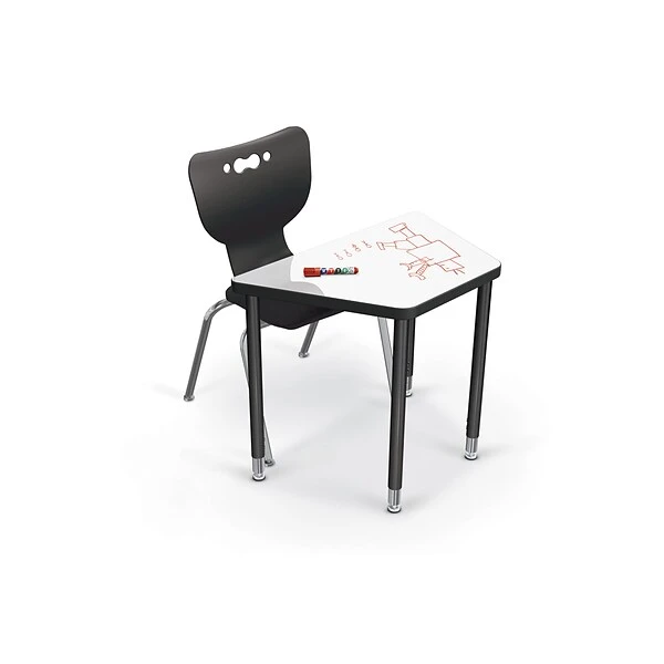 MooreCo Hierarchy 4-Leg Plastic School Chair, Black (53316-1-BLACK-NA-CH) - Image 6