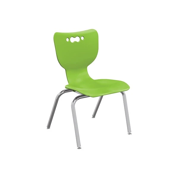 MooreCo Hierarchy 4-Leg Plastic School Chair, Green (53316-1-GREEN-NA-CH) - Image 2