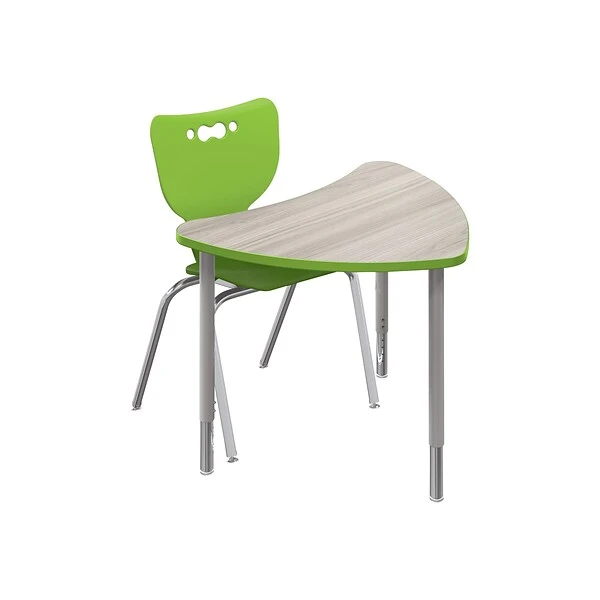MooreCo Hierarchy 4-Leg Plastic School Chair, Green (53316-1-GREEN-NA-CH) - Image 3