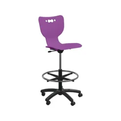 MooreCo Hierarchy 5-Star School Chair, Purple (53512-Purple-NA-SC)