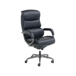 La-Z-Boy Aberdeen Leather Computer And Desk Chair, Black (51545)
