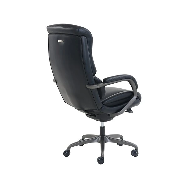 La-Z-Boy Aberdeen Leather Computer And Desk Chair, Black (51545) - Image 6