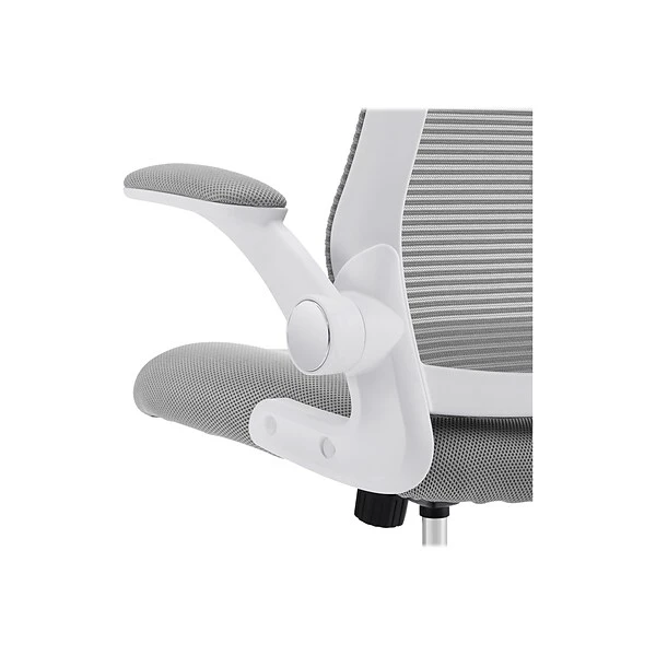 Serta Works Creativity Mesh Back Polyester Computer And Desk Chair, Gray (CHR10023B) - Image 5