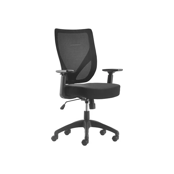 Serta Works Mesh Back Polyester Computer And Desk Chair, Black (CHR10021A)